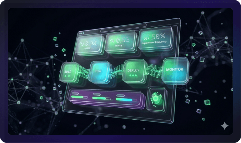 DevOps pipeline dashboard