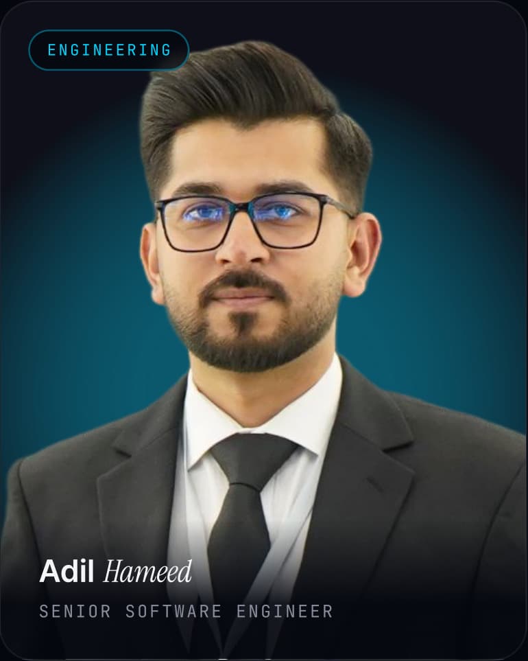 Adil Hameed, Senior Software Engineer