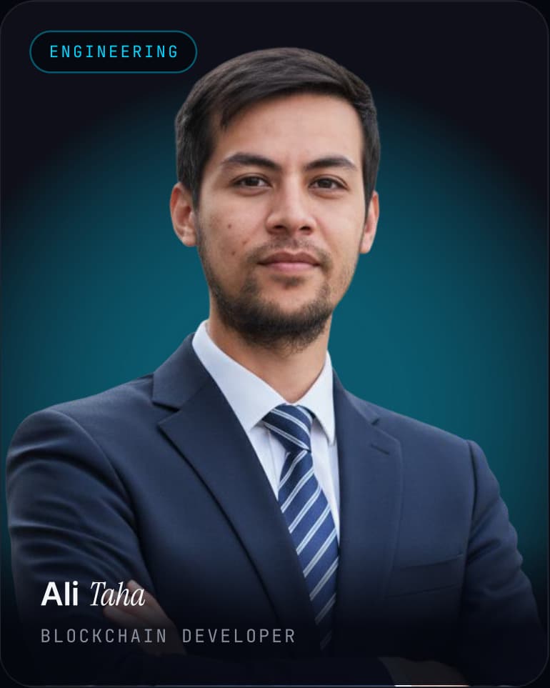 Ali Taha, Blockchain Developer