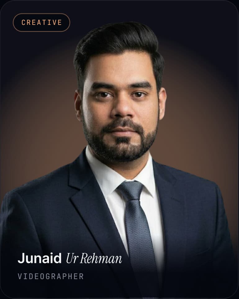 Junaid Ur Rehman, Videographer