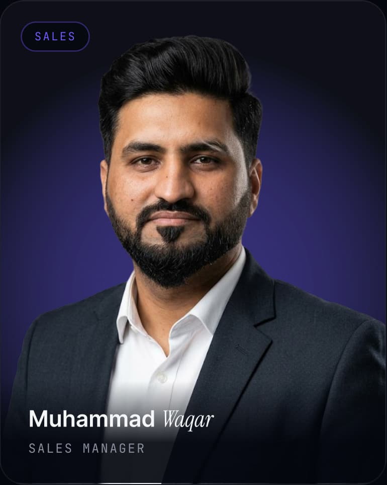 Muhammad Waqar, Sales Manager